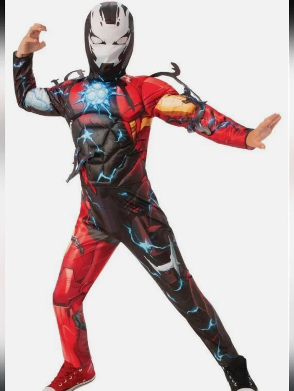 Venomized Iron Man Costume Size Medium 5-7
